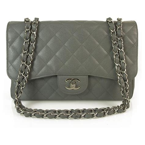 chanel medium caviar flap bag grey|The Ultimate Chanel Flap Guide .